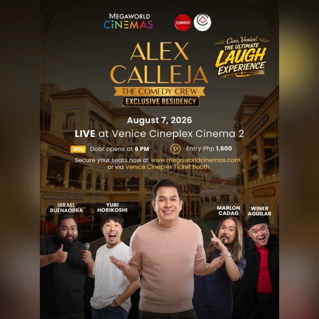 ALEX CALLEJA: THE COMEDY CREW EXCLUSIVE RESIDENCY